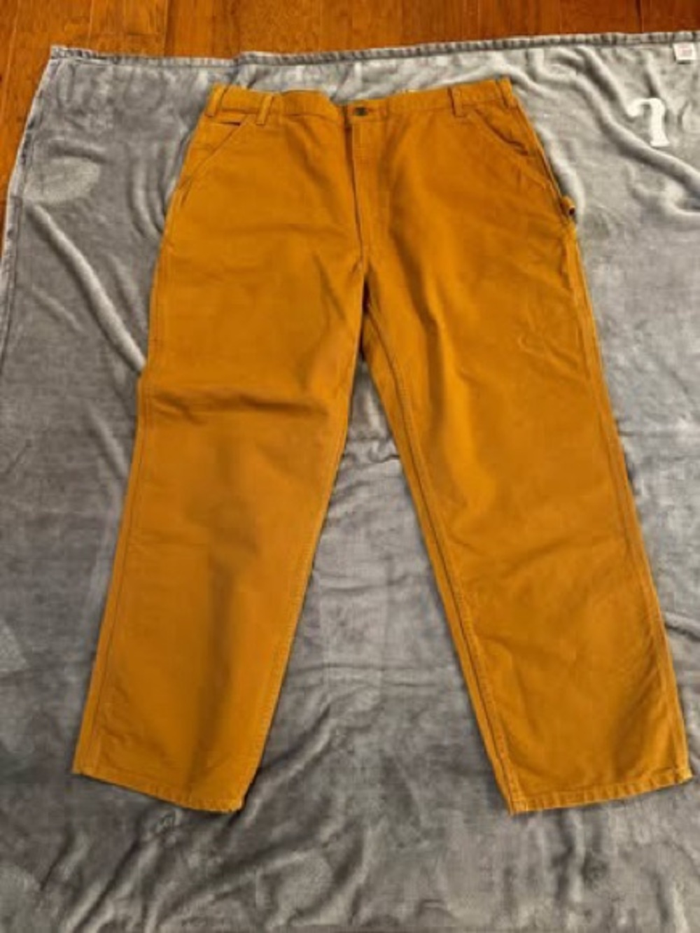 Carhartt Loose Original Fit Washed Duck Work Dungaree 42x32
